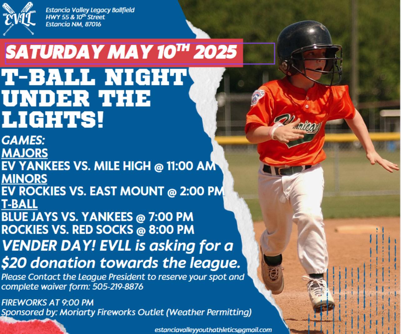 T Ball Night Under the Lights image